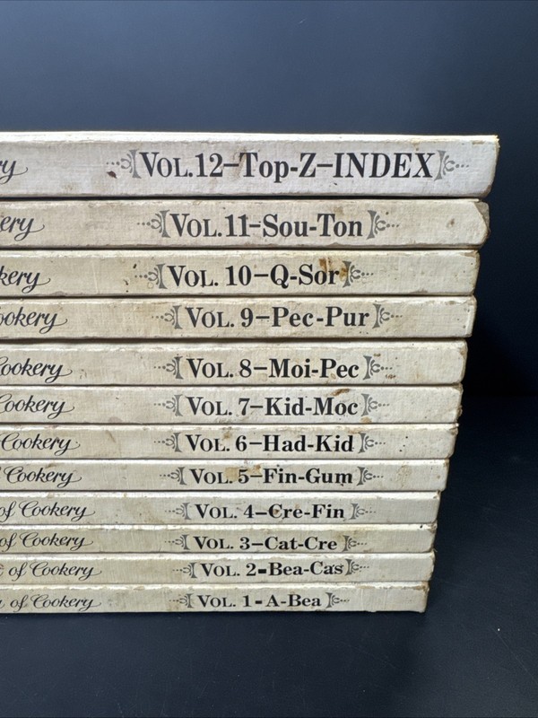 Vintage Woman's Day Encyclopedia of Cookery Vol. 1-12 Complete Set (1966) gallery