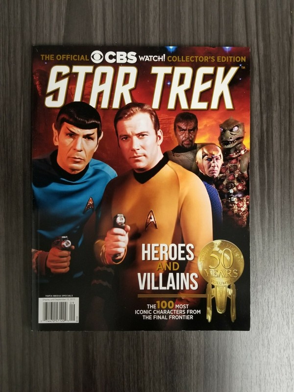 Star Trek, Heroes And Villains, CBS Watch! 50 Years Collector’s Edition, 2015