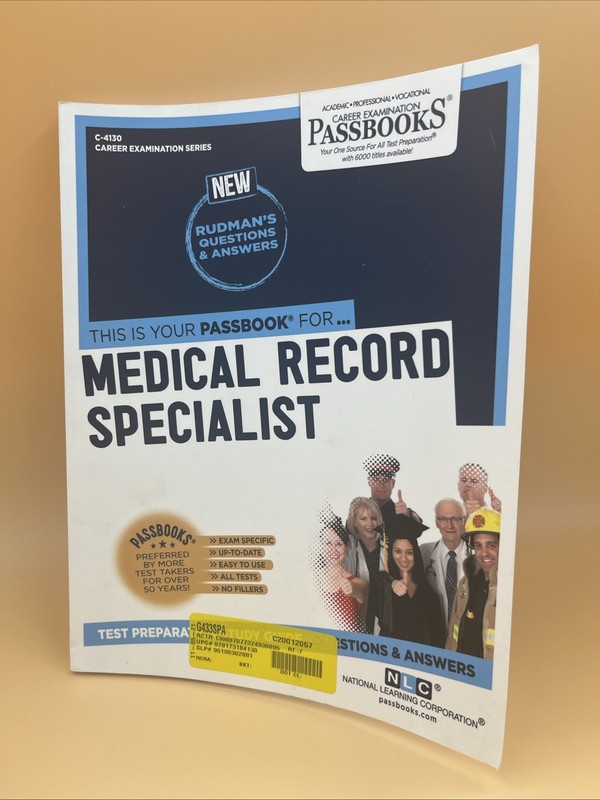 Medical Records Specialist Exam Passbooks Career Study Guide Book