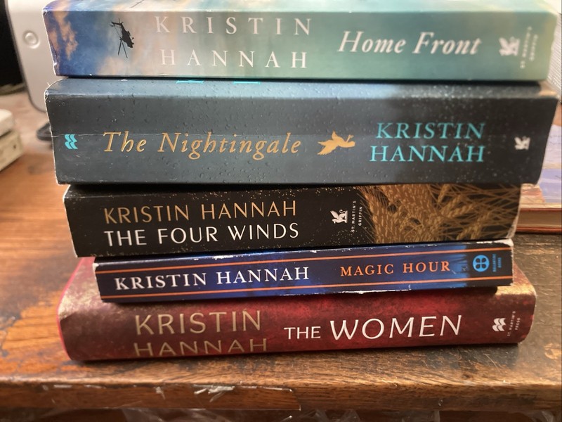 Lot of 5 Kristin Hannah, Nightingale, The Women, Four Winds