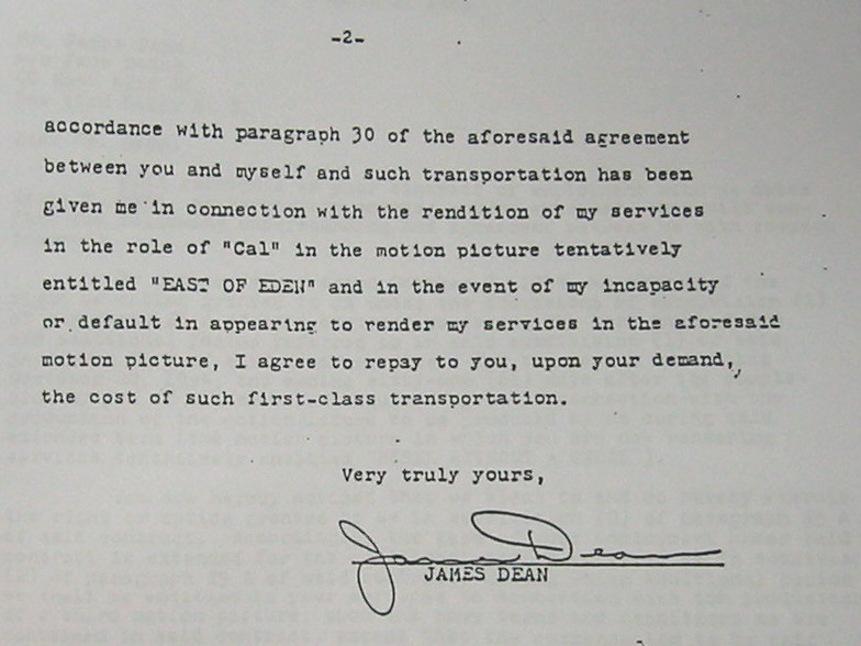 JAMES DEAN - AUTOPSY and ACCIDENT REPORT and HIS LAST WILL & TESTAMENT from 1955 gallery