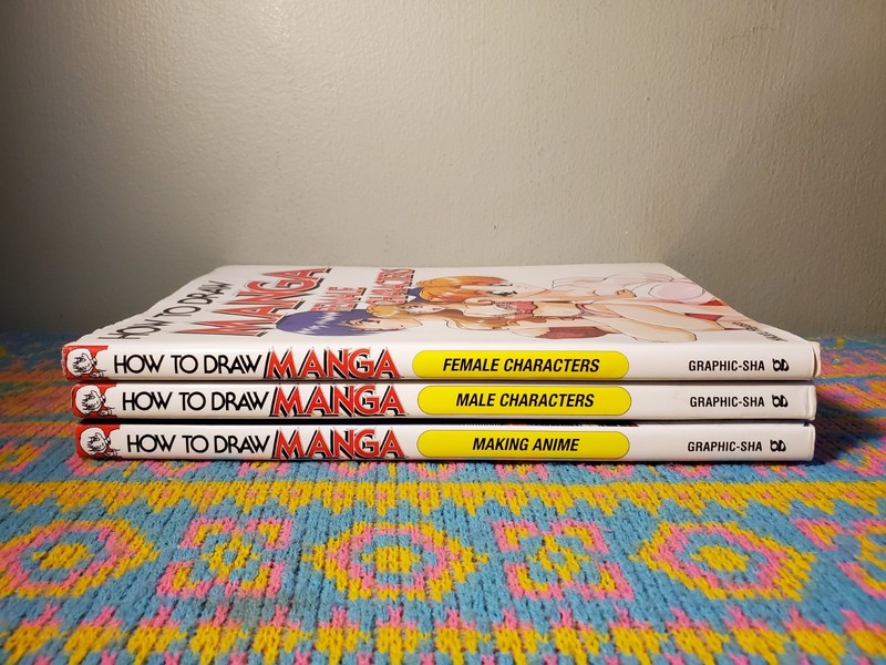How To Draw MANGA (3 Book Lot) Female & Male Characters Making Anime Art Drawing gallery
