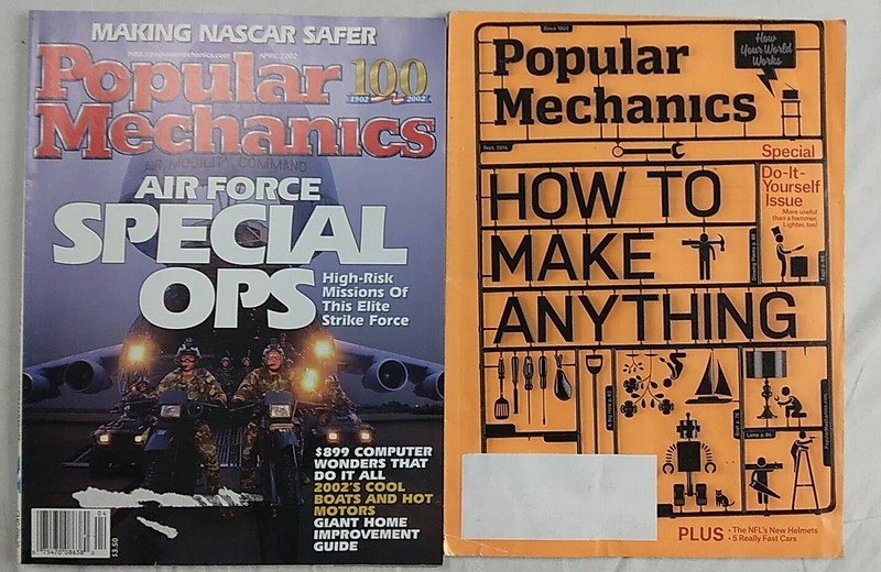 Popular Mechanics Magazine Lot Of 8 Unlabeled 2002-2015-2016 Automotive Tech DYI gallery
