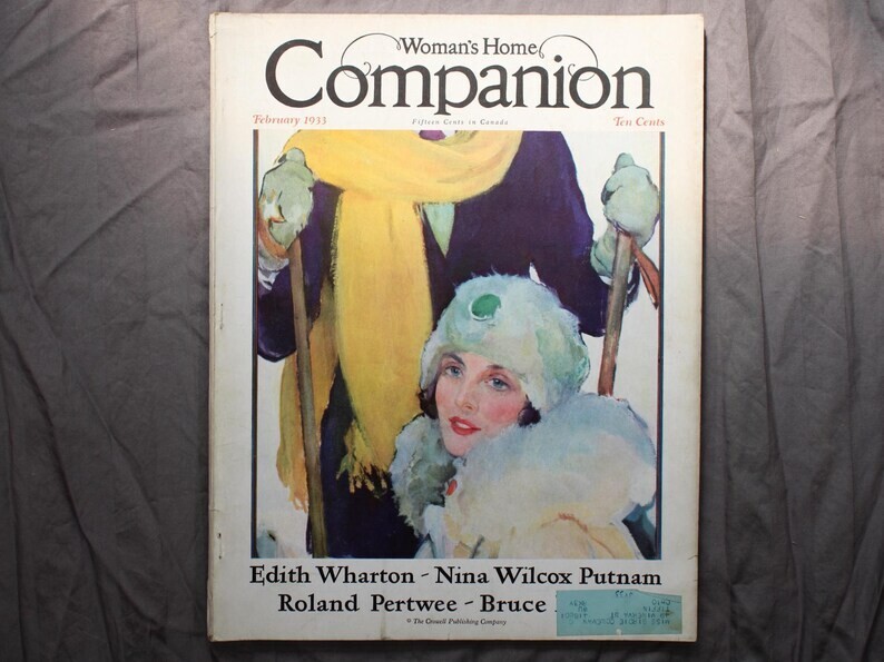 Woman’s Home Companion February, 1933 – Edith Warton Nina Putnam Roland Pertwee