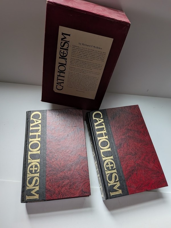 Catholicism by Richard P. McBrien – 1980 Two-Volume Boxed Set – Winston Press