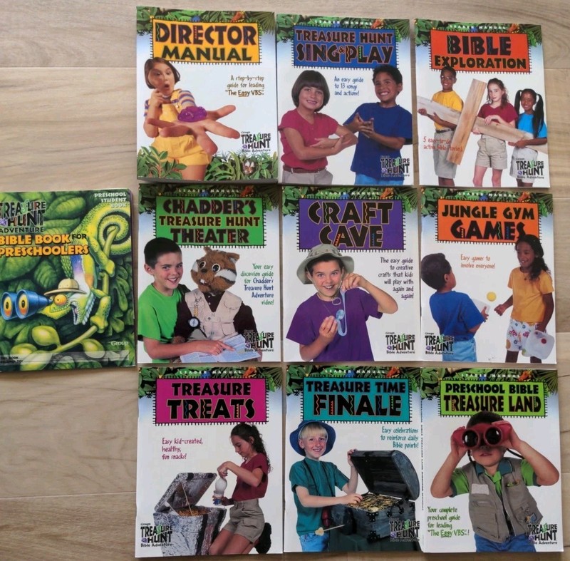 Groups Treasure Hunt Bible Adventure VBS 1999 «The Easy VBS»
