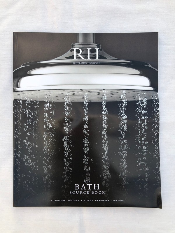 RESTORATION HARDWARE 2014 BATH SOURCE BOOK 158 PAGES CATALOG DESIGNER HOME