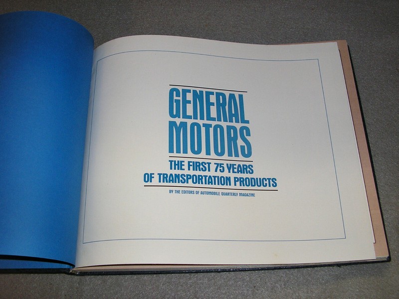 Automobiles Cars History Book GM General Motors Corporation First 75 Years 1983 gallery