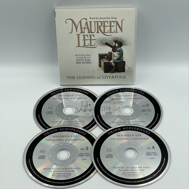Maureen Lee • THe Leaving of Liverpool [CD Audio Book] 4 Disc Set • 4 Hr 35mins