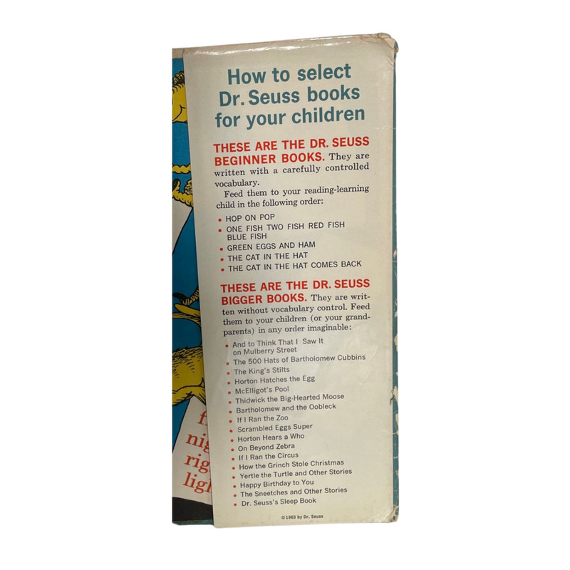 HOP ON POP by Dr. Seuss HBDJ True First Edition gallery