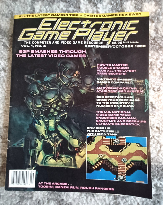 Electronic Game Player Magazine #4! Pre EGM! solid Mid Grade 6.0 VERY RARE!