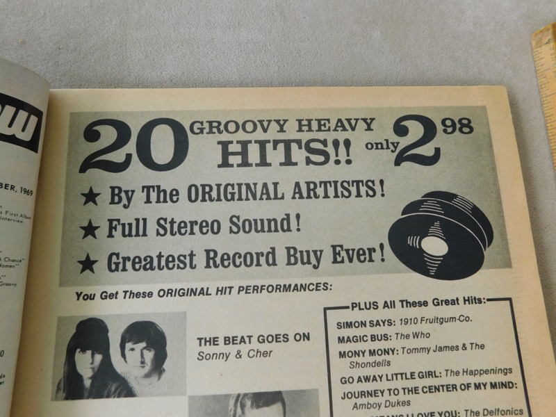 HIT PARADER Aug 1970 BEATLES John & Yoko Interview WOODSTOCK Songs Lyrics gallery