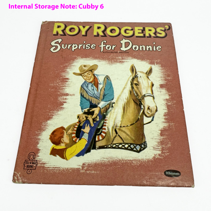 Roy Rogers Surprise for Donnie Tell-a-Tale Whitman Vintage 1950s