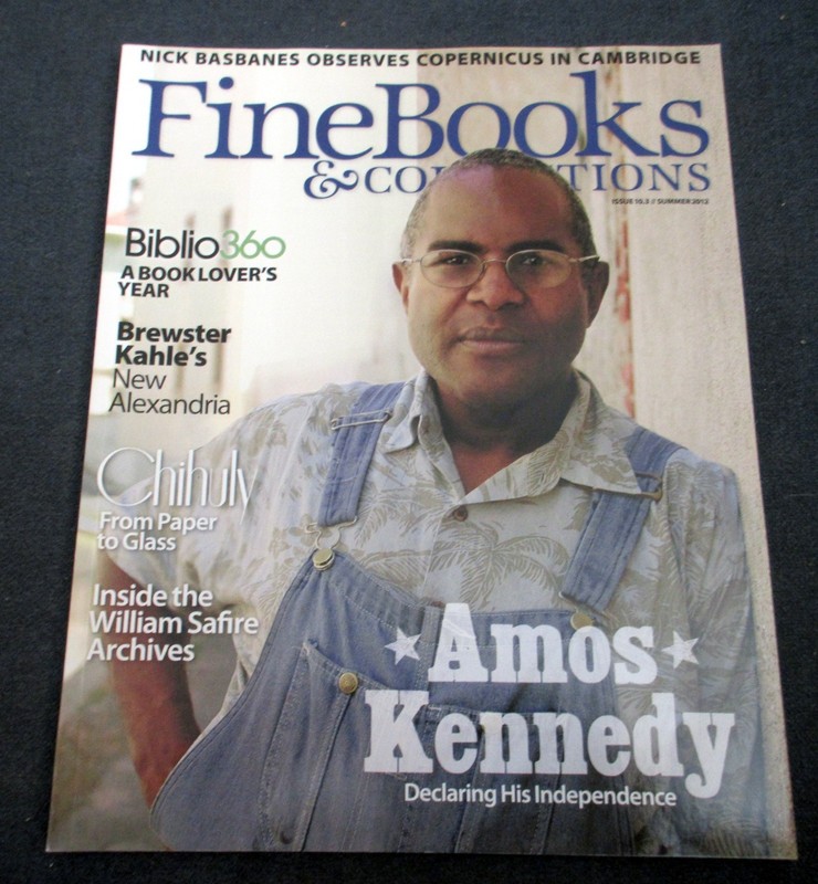 «Fine Books & Collections» Magazine Summer 2012 – Amos Kennedy