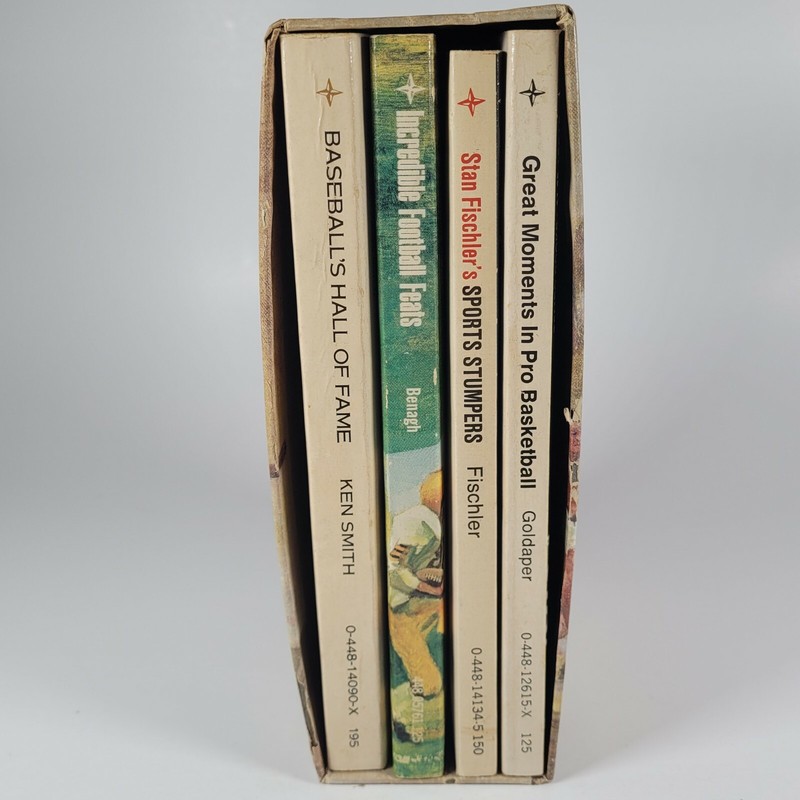 Tempo Sports Library Book Set Slipcase 4 Books Paperback Collectible Vintage gallery