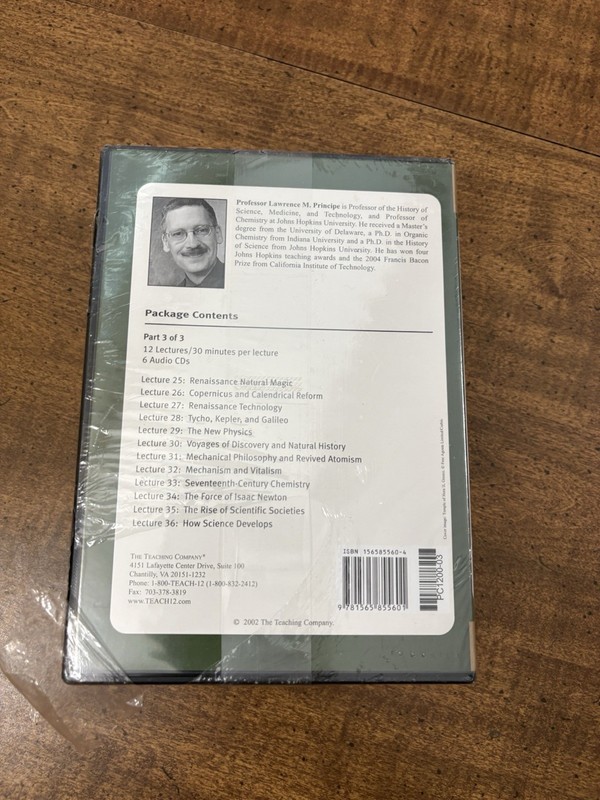 The Great Courses History of Science: Antiquity to 1700 DVD Set / Book Parts 1-3 gallery