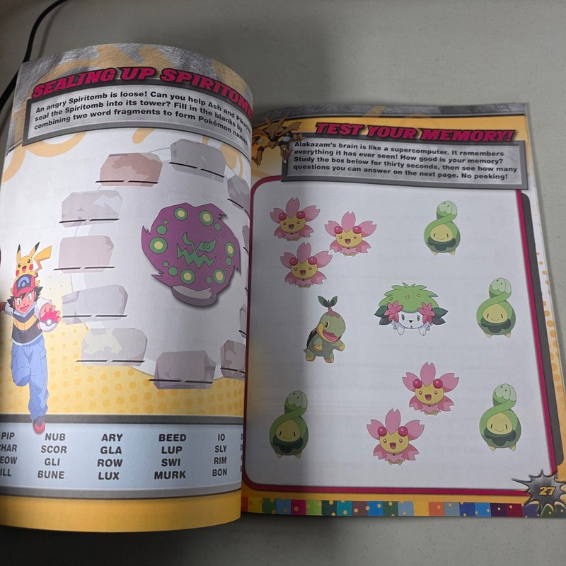 Pokemon Book Lot Deluxe Activity Johto Sinnoh + Alola Region Adventure Guide gallery