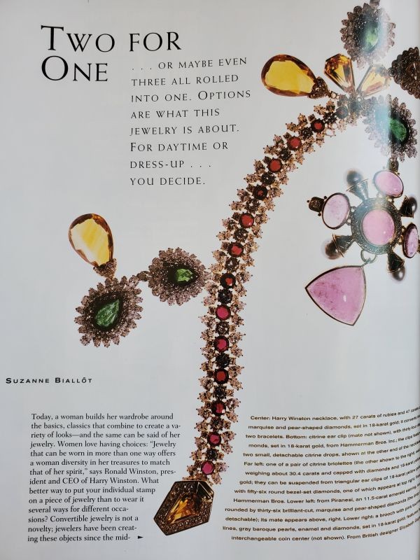 Christmas 1993 Town & Country magazine Cheri La Rocque Aquilon Brooke Astor RARE gallery