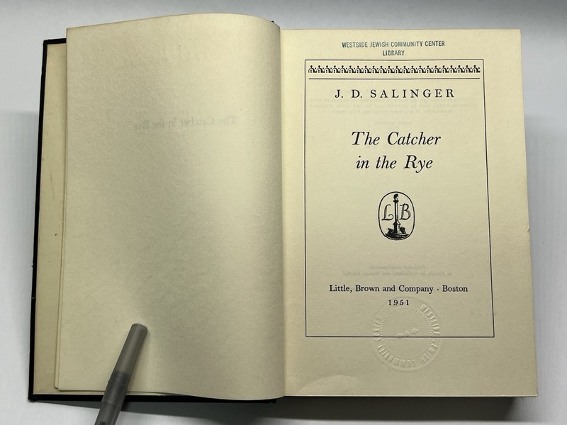 THE CATCHER IN THE RYE, BY J.D. SALINGER - 1951 FIRST EDITION, FIRST PRINTING gallery