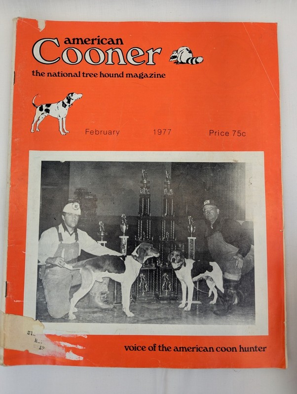 4 Copies Of 1977 American Cooner Magazine For Racoon Hunting Dog Enthusiasts gallery
