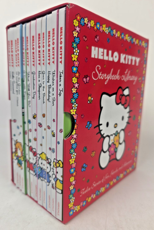 Hello Kitty Storybook Library Collection Complete Box Set of 12 ~ By: Sanrio gallery