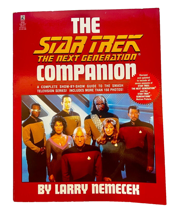 The Star Trek: The Next Generation Companion by Larry Nemecek 1995