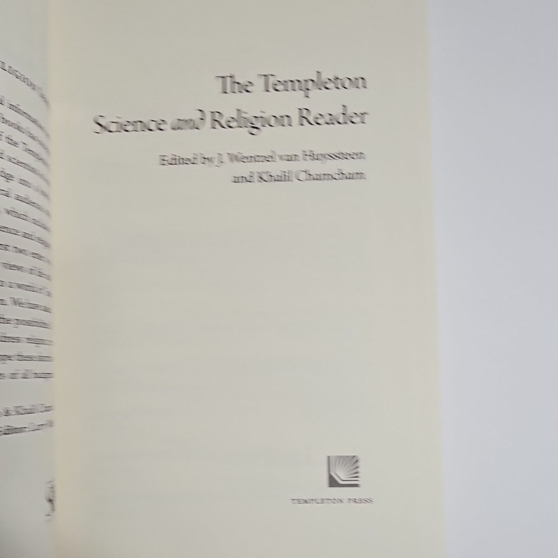 The Templeton Science and Religion Reader by edited by van Huyssteen, Chamcham gallery