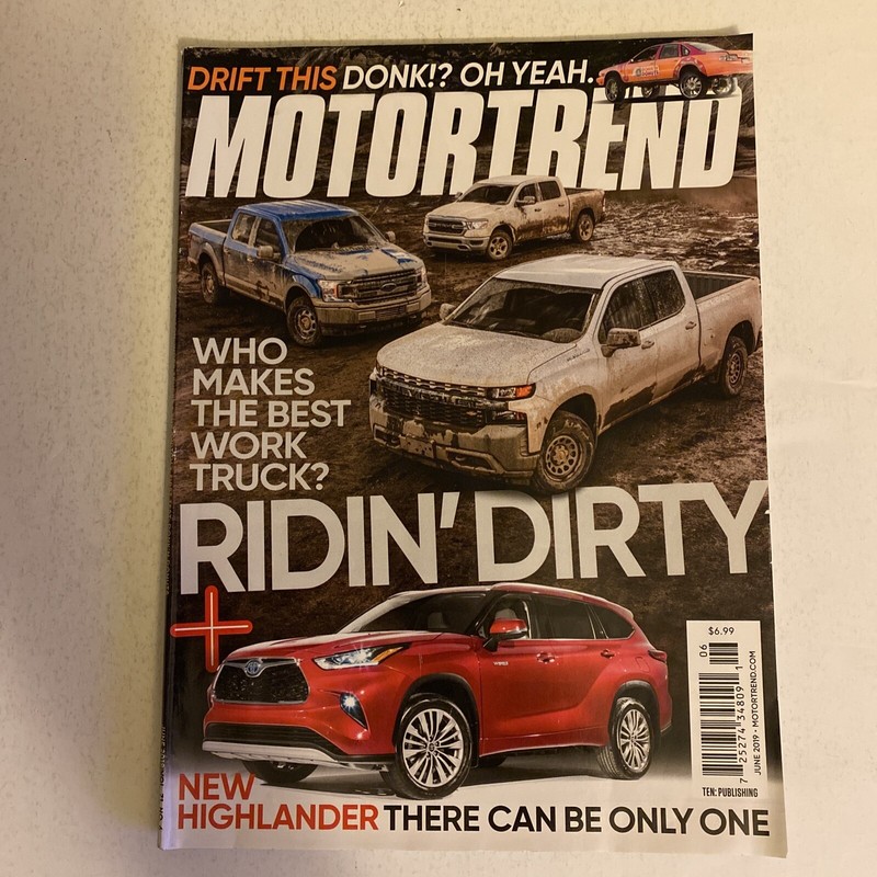 Motortrend Ridin’ Dirty June 2019 Who Makes the Best Work Truck? 98 PAGES