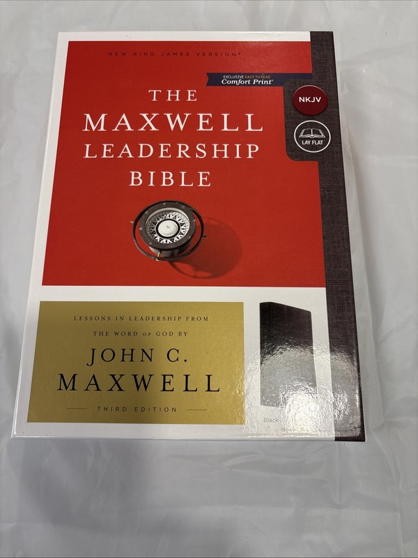 NKJV Maxwell Leadership Bible [Third Edition, Black] by John C. Maxwell…