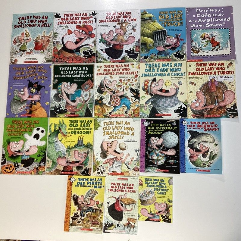 Lucille Colandro Old Lady Preschool Kindergarten 1st Grade Picture 18 Book Lot
