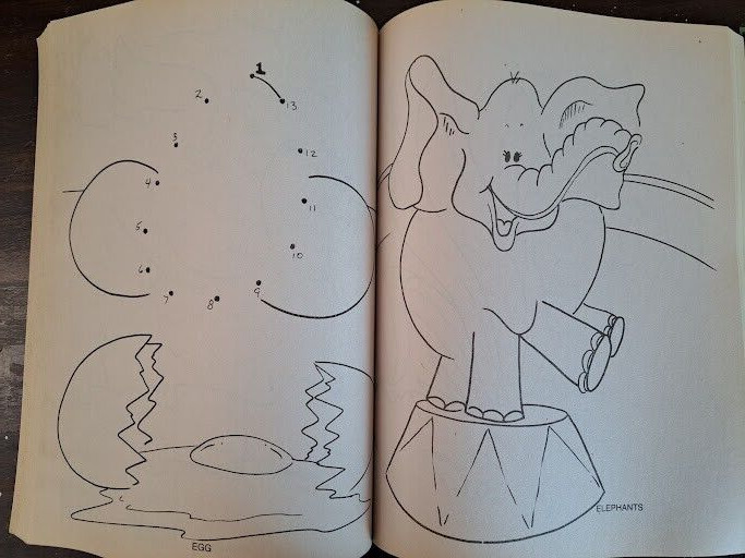 JUMBO FUN COLORING AND ACTIVITY BOOK 1986 PSI & ASSOCIATES UNUSED 3/4” THICK gallery