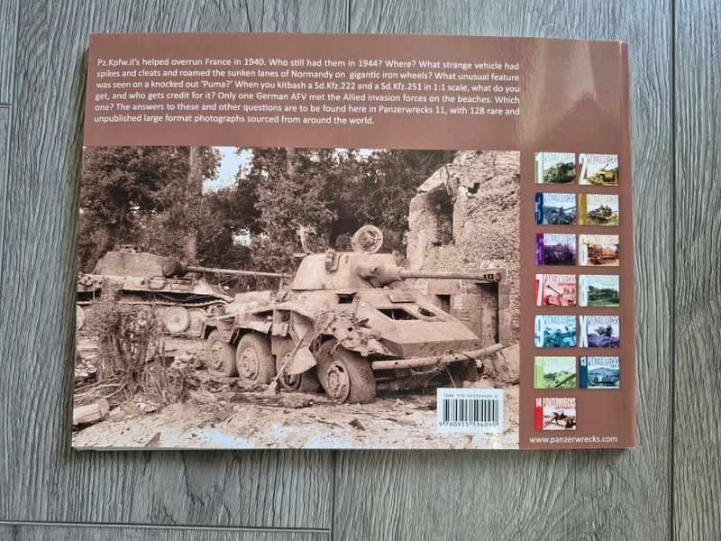 PANZERWRECKS 11 GERMAN ARMOUR 1944-45 By Lee Archer & William Auerbach Normandy2 gallery