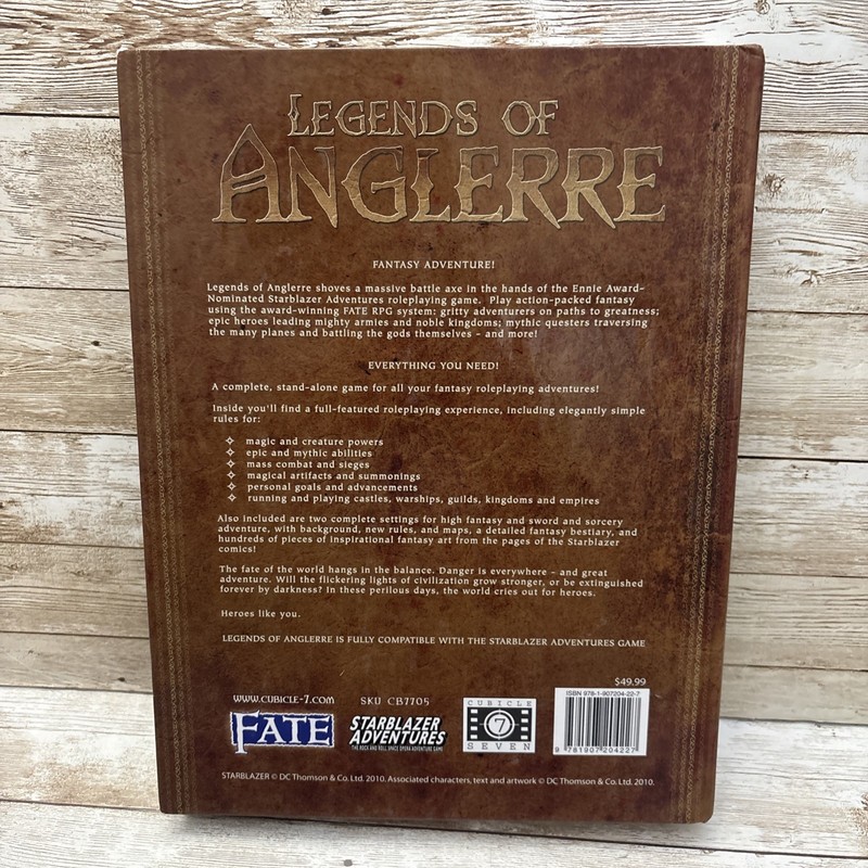 Legends of Anglerre Starblazer Fantasy Adventures Cubicle 7 Hardcover 2010 gallery