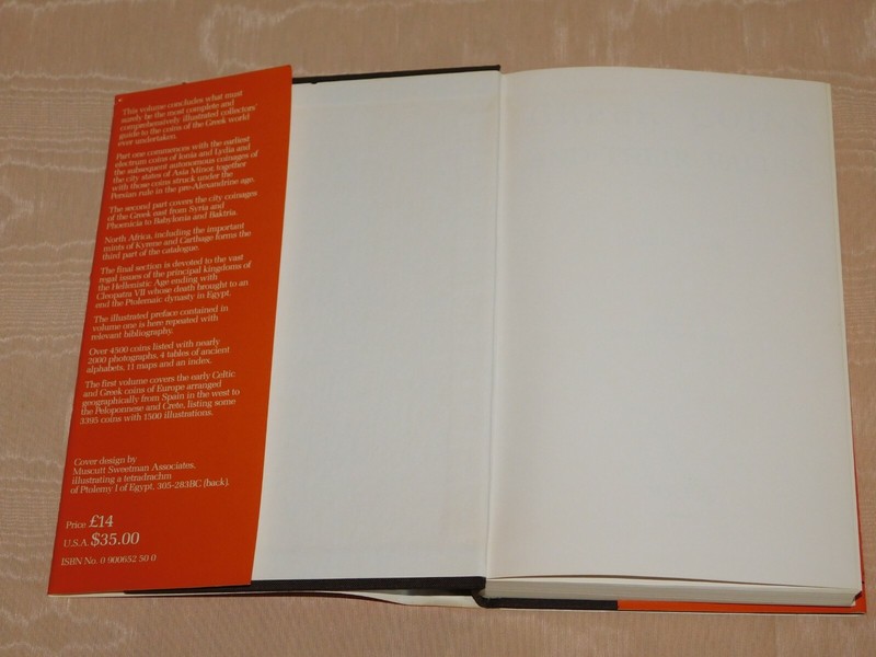 VINTAGE COIN BOOK 1979 GREEK COINS and THEIR VALUES by DAVID SEAR gallery