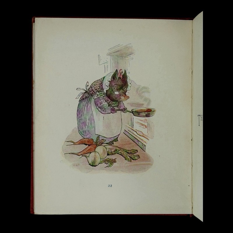 Book Illustrated Beatrix Potter RARE 1922 1st Ed Cecily Parsley's Nursery Rhymes gallery