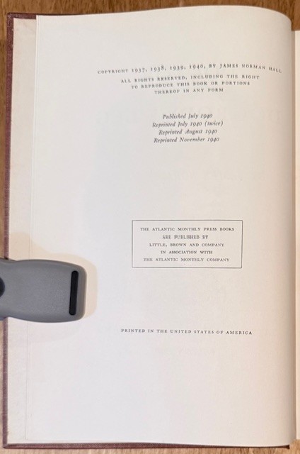 Doctor Dogbody's Leg by James Norman Hall 1940 HC DJ Little, Brown & Company gallery