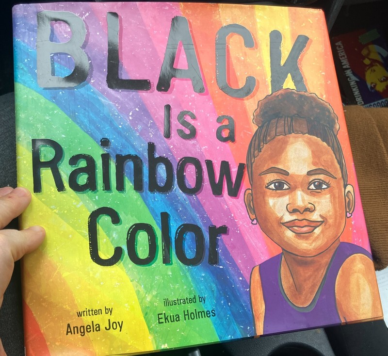 Black Is a Rainbow Color by Angela Joy, Illus. Erica Holmes, Hardcover w/ Jacket