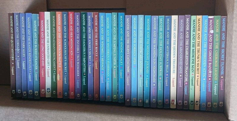 Lot 1 to 35 Mandie Books Lois Gladys Leppard PB Mandy Mystery Adventure VTG