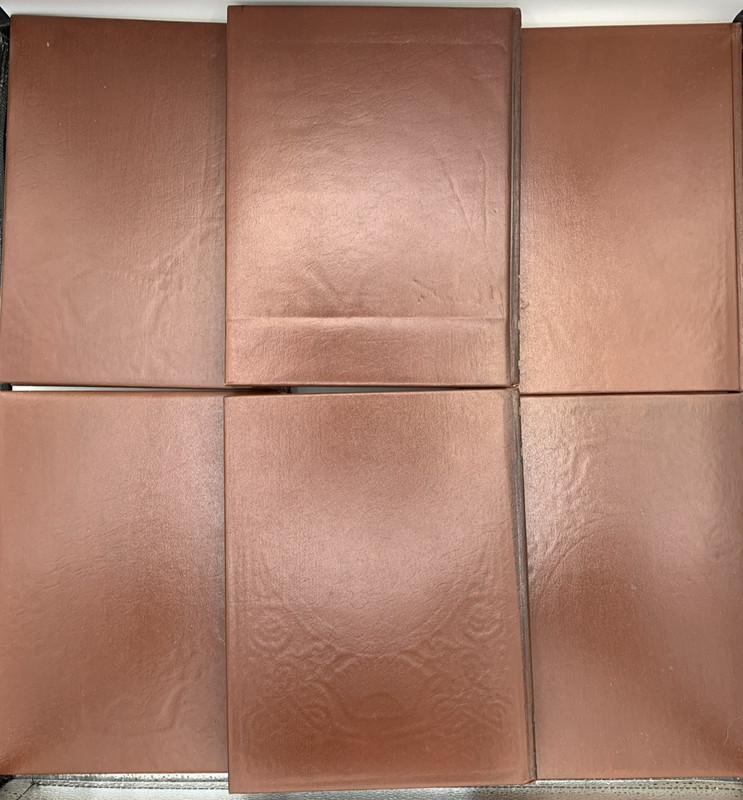 Lot of Eight of the Old West Series, 1970's Leather Cover, B152 gallery
