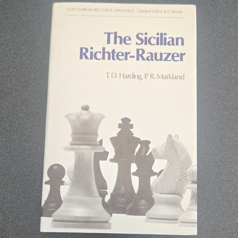 The Sicilian Richter-Rauzer Harding Markland PB 1975 Chess Digest Contemporary