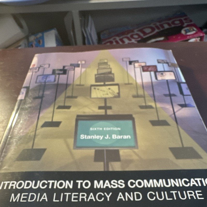 Introduction to Mass Communication Baran McGraw-Hill Hardcover Sixth Edition