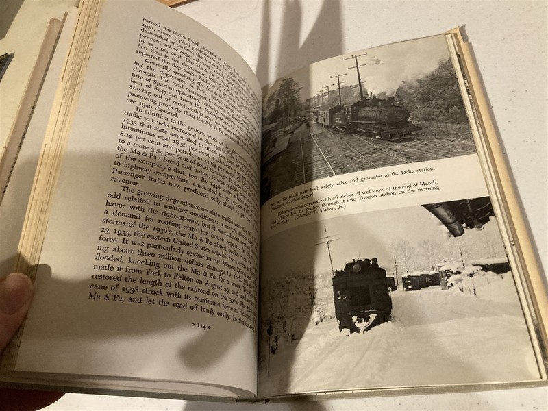 1966 hc The MA & PA, history of the Maryland & Pennsylvania Railroad, Hilton gallery