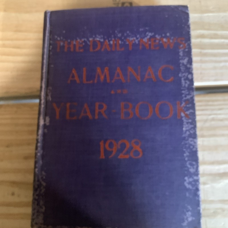 The Daily News Almanac and Year Book 1928 Chicago Daily News Local Ads