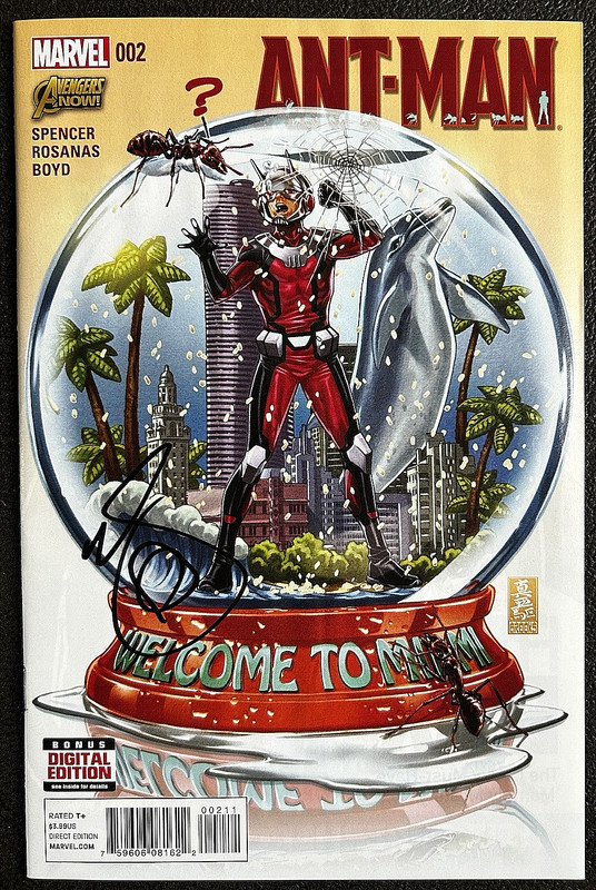 Ant-Man #2 2015 1st Print Signed Mark Brooks Cover Variant A NM