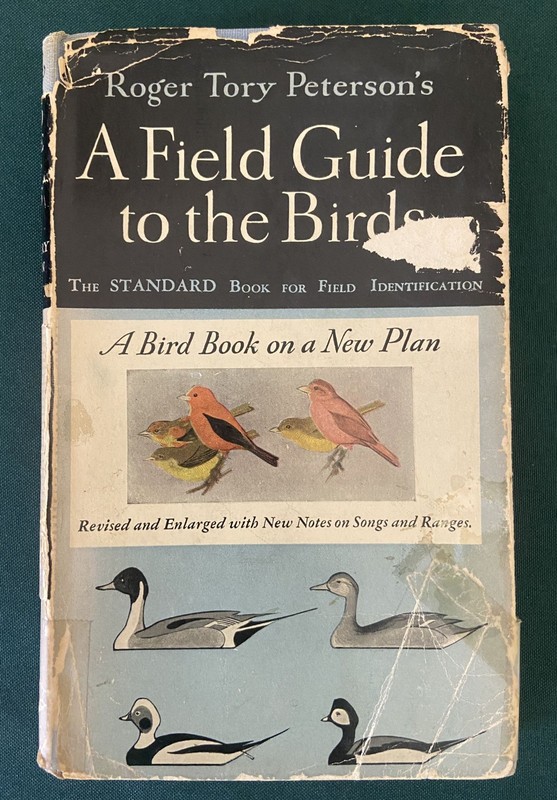 A Field Guide To The Birds Roger Tory Peterson 1939 Edition with Dust Jacket