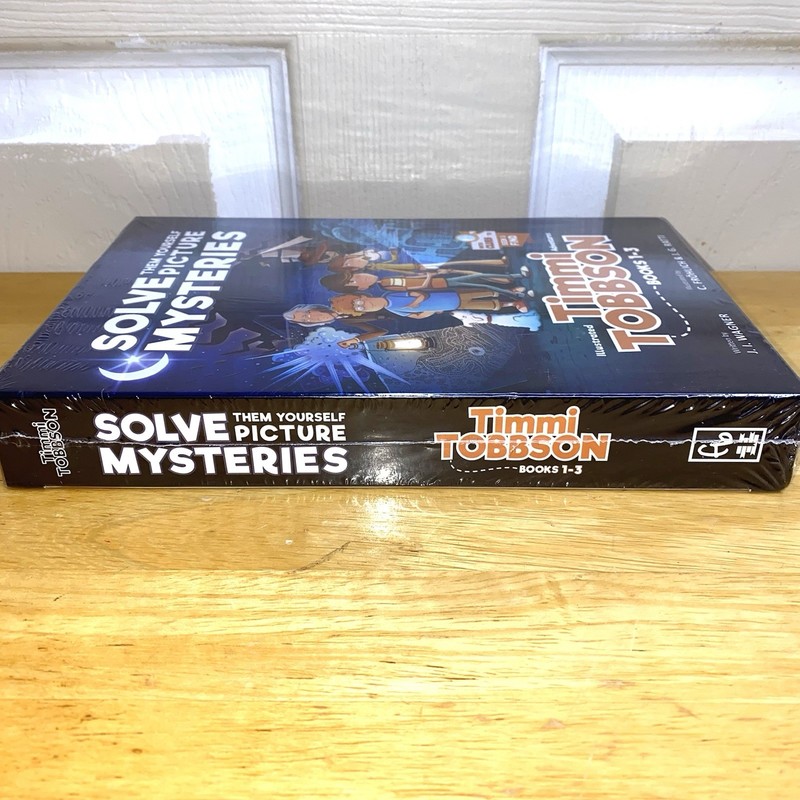 TIMMI TOBBSON Big Boxed Set: Solve-Them-Yourself Picture Mysteries Books 1-3 NIP gallery