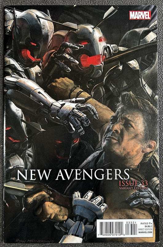 New Avengers #33 2015 1:25 Johnathan Hickman Ryan Meinerding Movie Variant NM