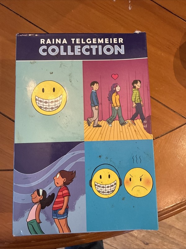Raina Telgemeier Collection Box Set Smile Drama Ghosts Sisters Books Tween Reads