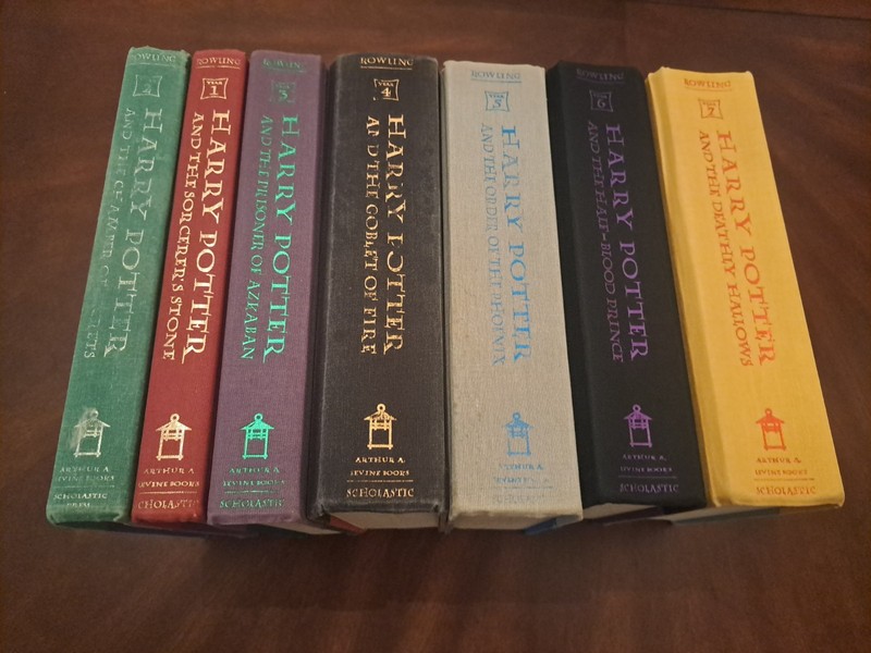 Harry Potter Hardcover Box Set Complete Series 1–7 J.K. Rowling Books Collection