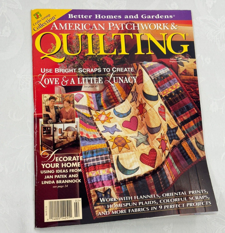 Better Homes & Gardens American Patchwork and Quilting Magazine February 1997